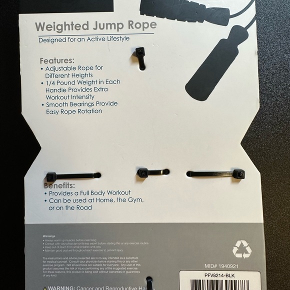 New - Weighted Fitness Cardio Jump Rope - Picture 9 of 9